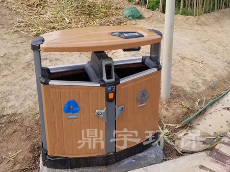 鋼木機構果皮箱DY-B-0060